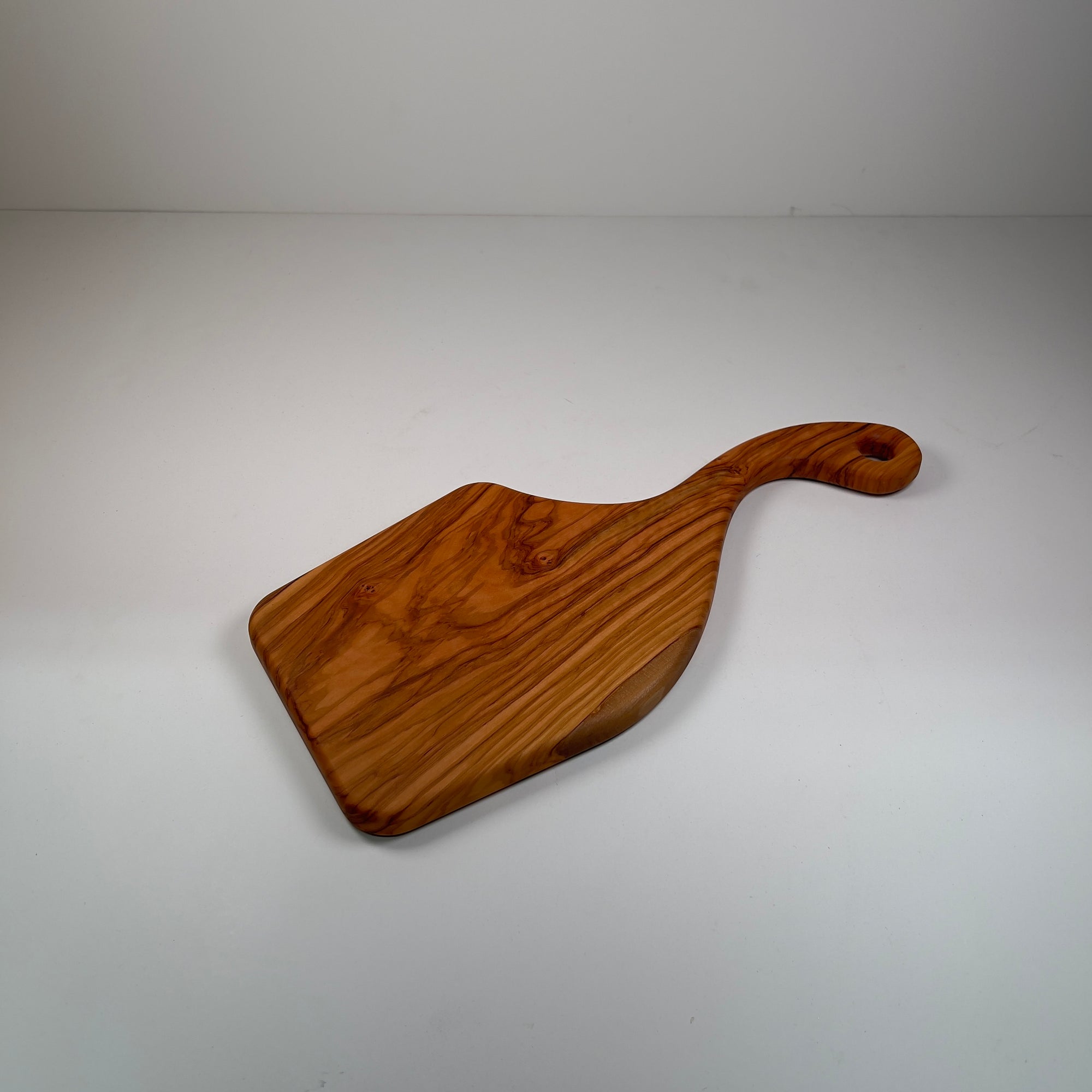 Olive Wood Charcuterie with Curvy Handle