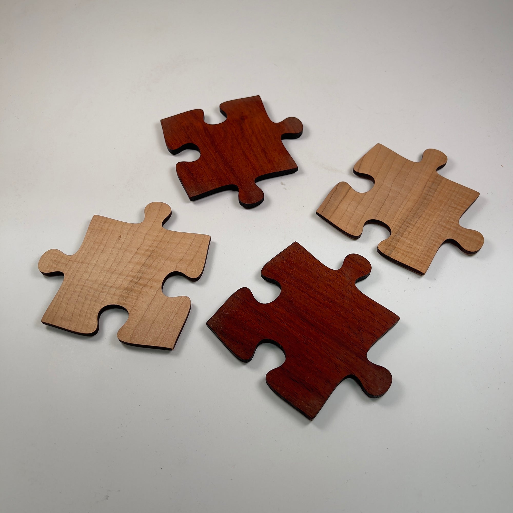 Puzzle Piece Coasters (set of 4)