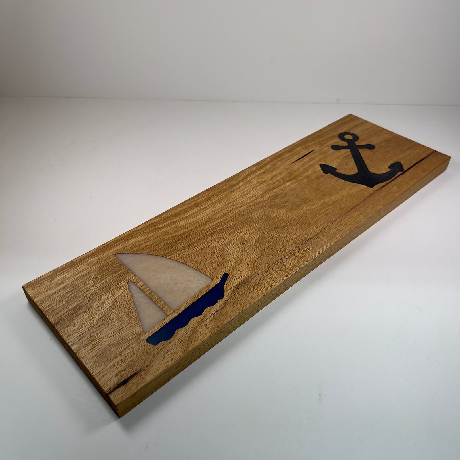 Blonde Limba Board with Nautical theme