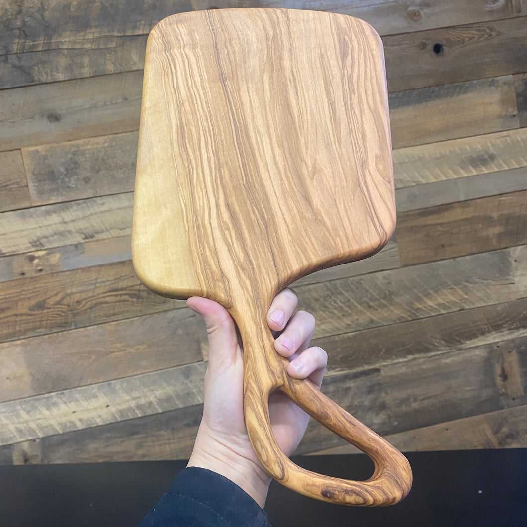 Olive Wood Serving Board with Handle