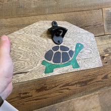 Load image into Gallery viewer, Blonde Limba Turtle Bottle Opener